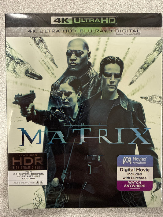 The Matrix 4K Ultra HD Blu-ray New Factory Sealed