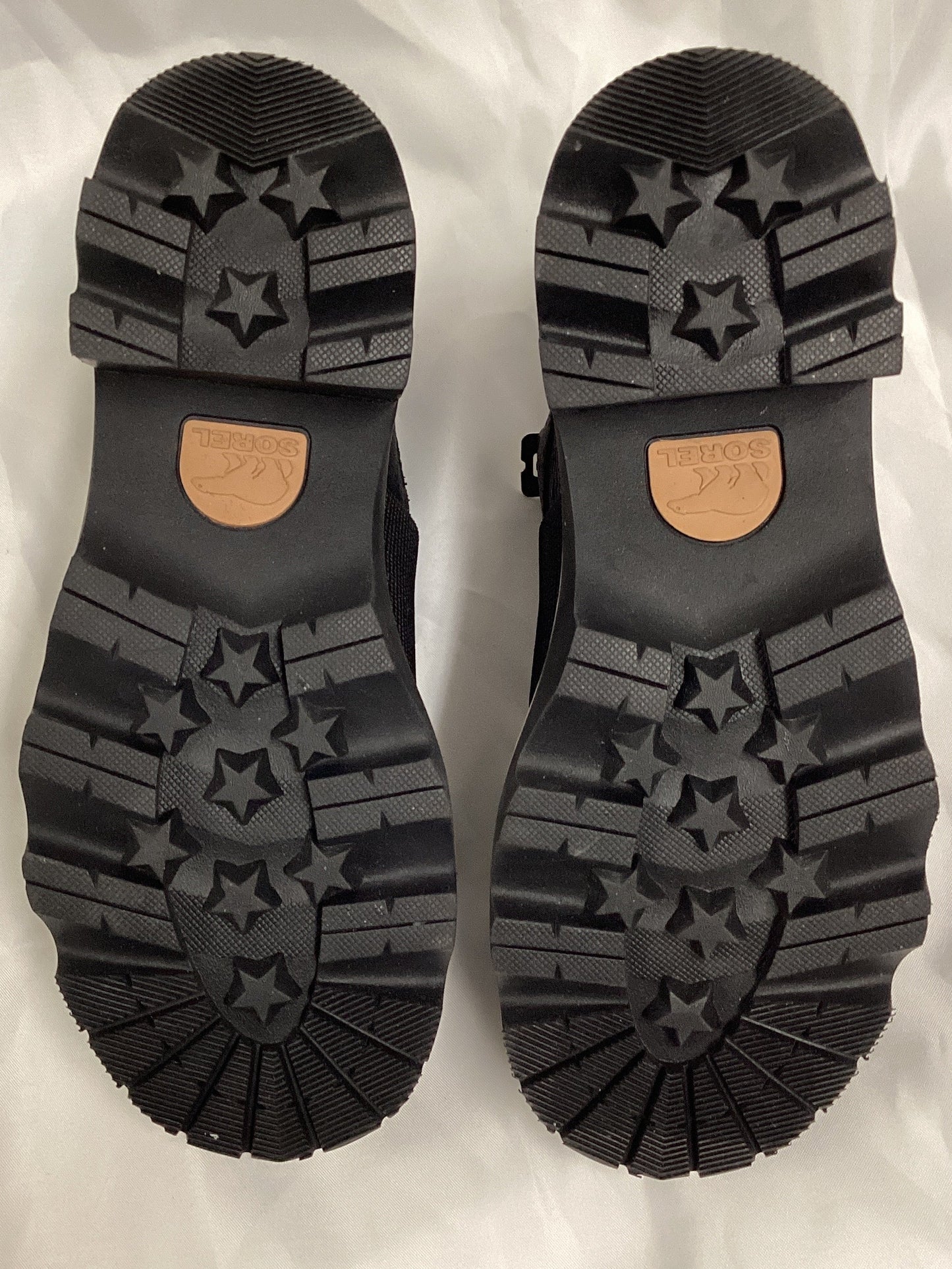 Sorel Womens Joan City Now Block Heel Loafer Pumps Black Size 5 (Previously Owned- Like New Condition)