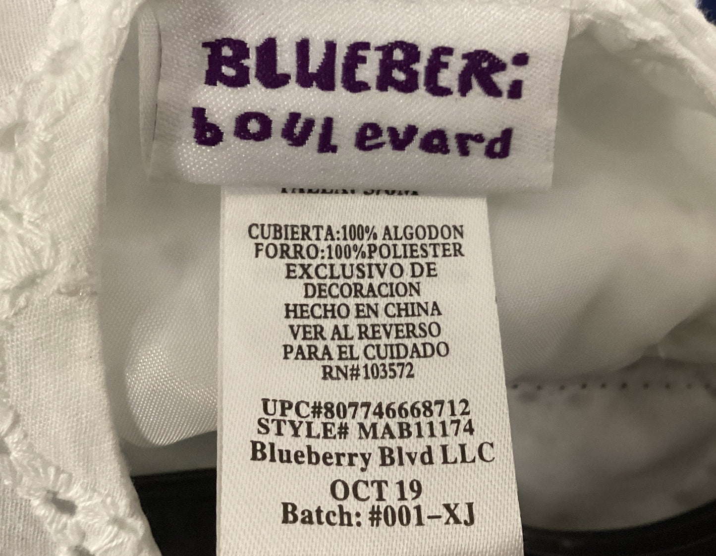 Blueberi Boulevard Dress Size 3-6 Months White (Previously Owned- Like New Condition)