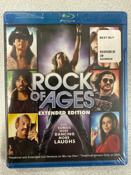 Rock of Ages Extended Edition Blu-ray New Factory Sealed
