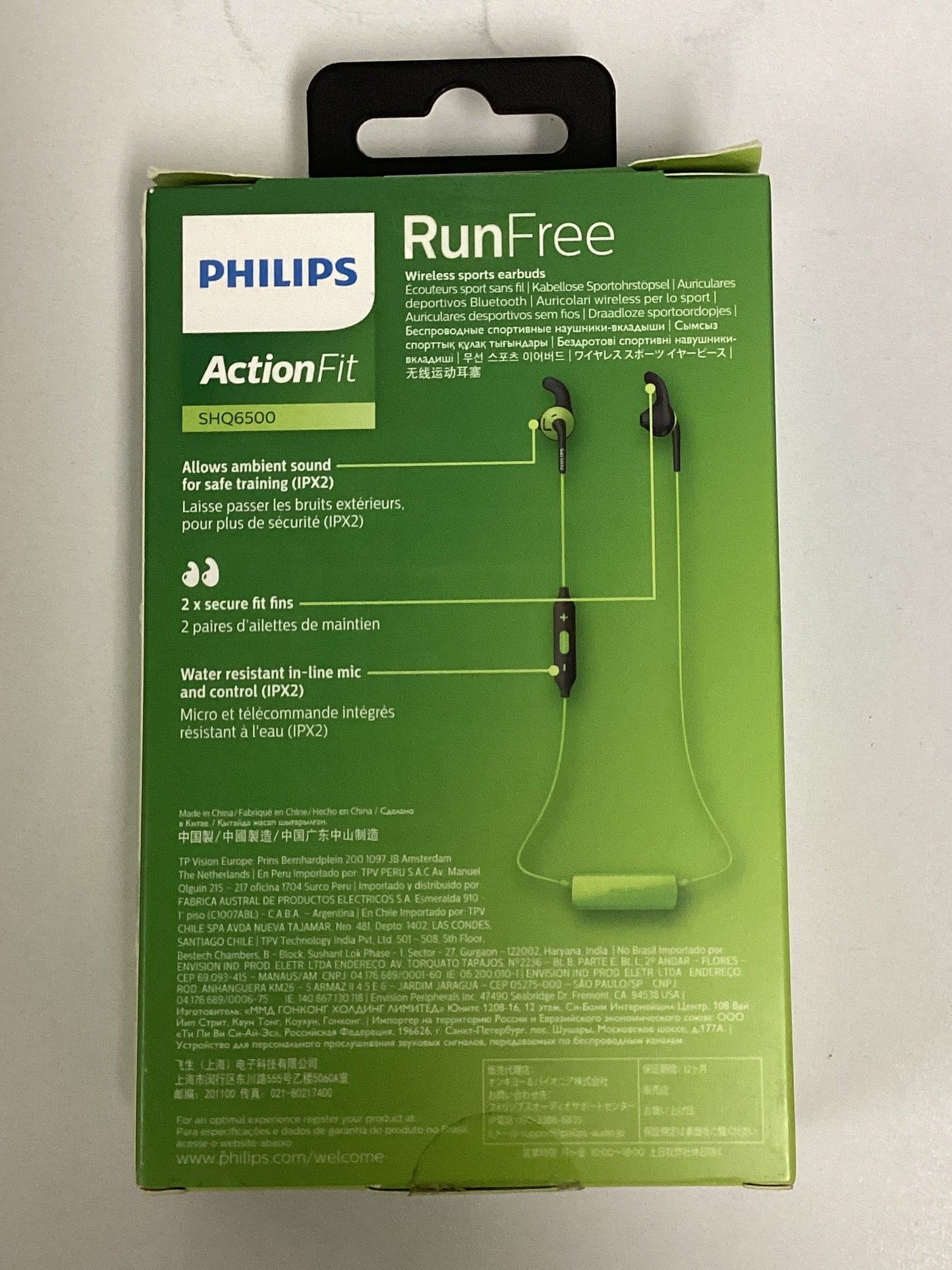 Phillips ActionFit Bluetooth Wireless Sports Earbuds (Previously Owned- Like New Condition)