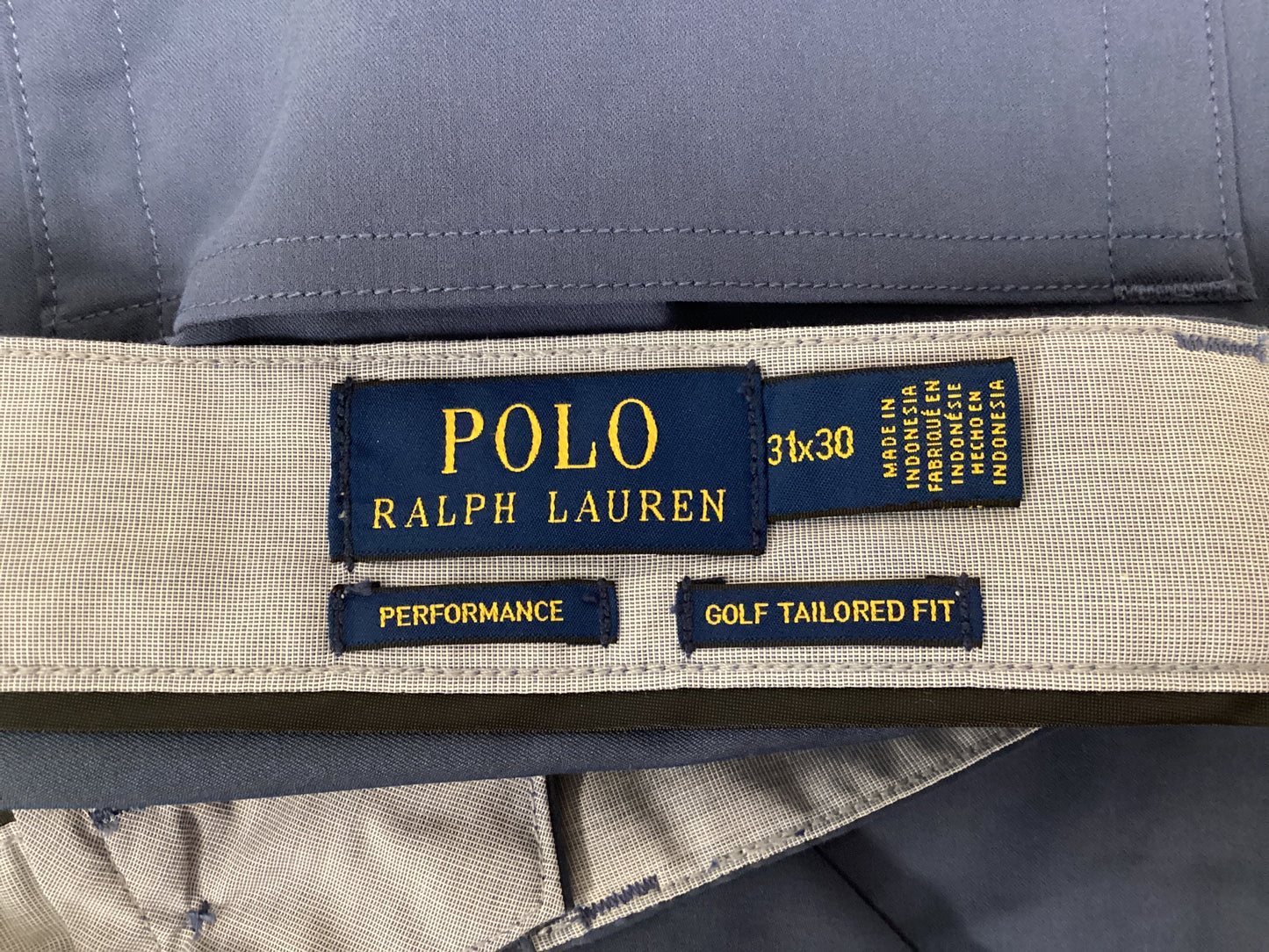 Polo Ralph Lauren Performance Golf Pants Blue 31x30 (Previously Owned- Like New Condition)