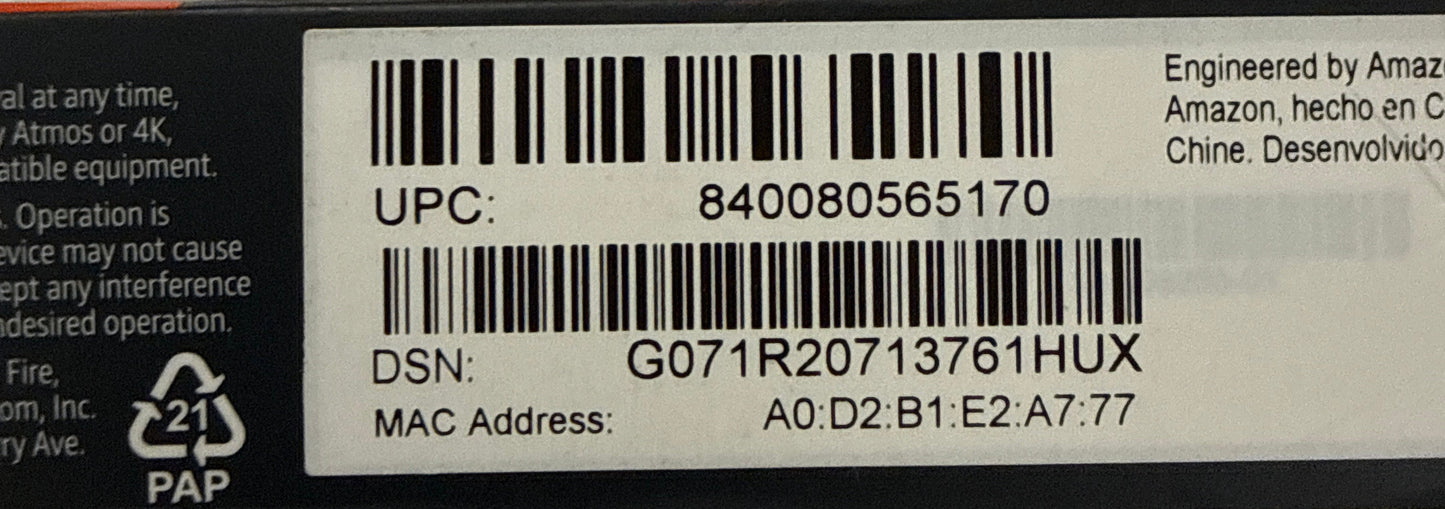 Amazon Fire TV Stick 4K Max