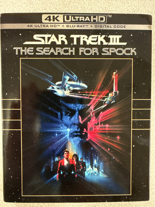 Star Trek III The Search for Spock 4K Ultra HD Blu-ray New Factory Sealed