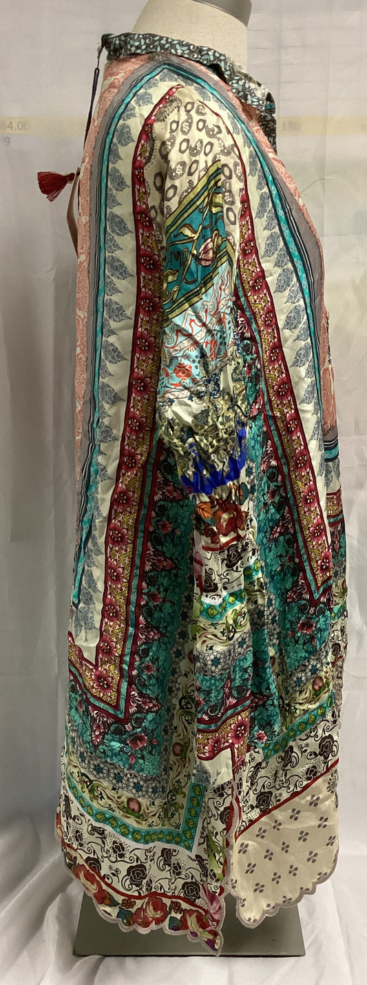 Johnny Was Multicolored Framed Tunic Size XS (Previously Owned- Like New Condition)