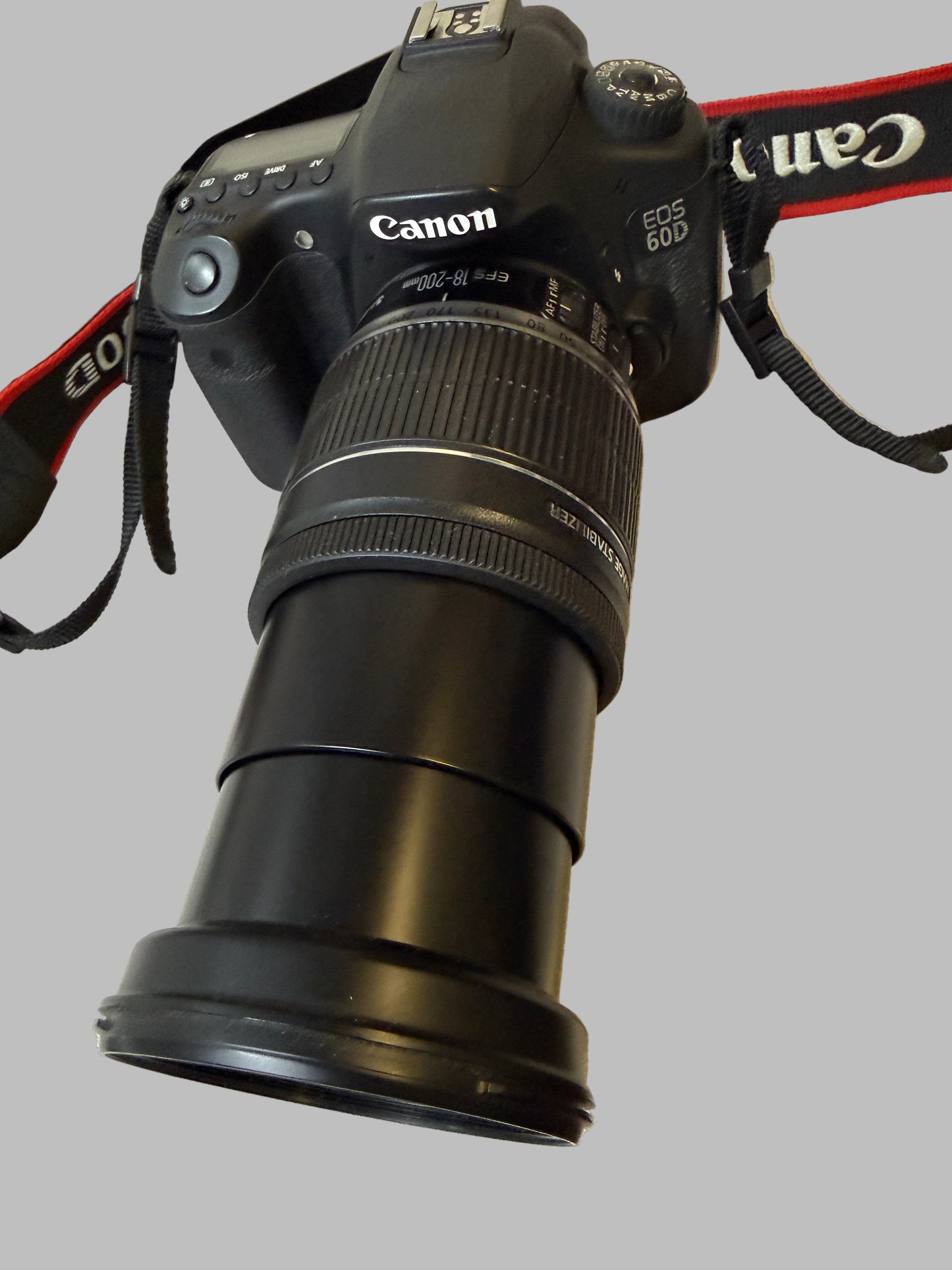 Canon EOS 60D 18.0 MP Digital SLR Camera with three lenses (Used)