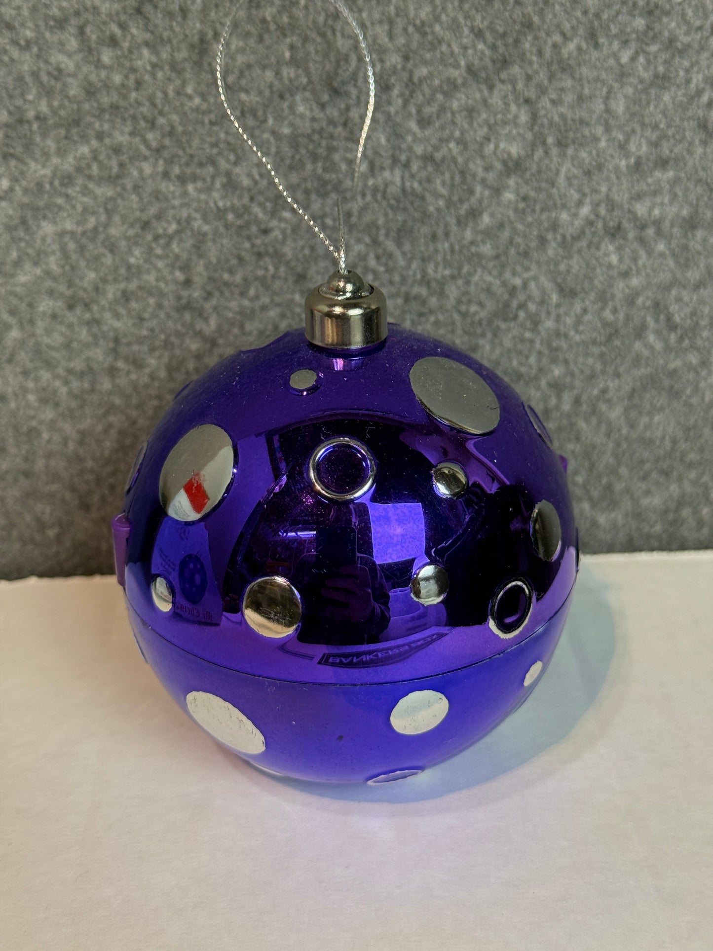 Blue Hidden Music Box Ornament - Used