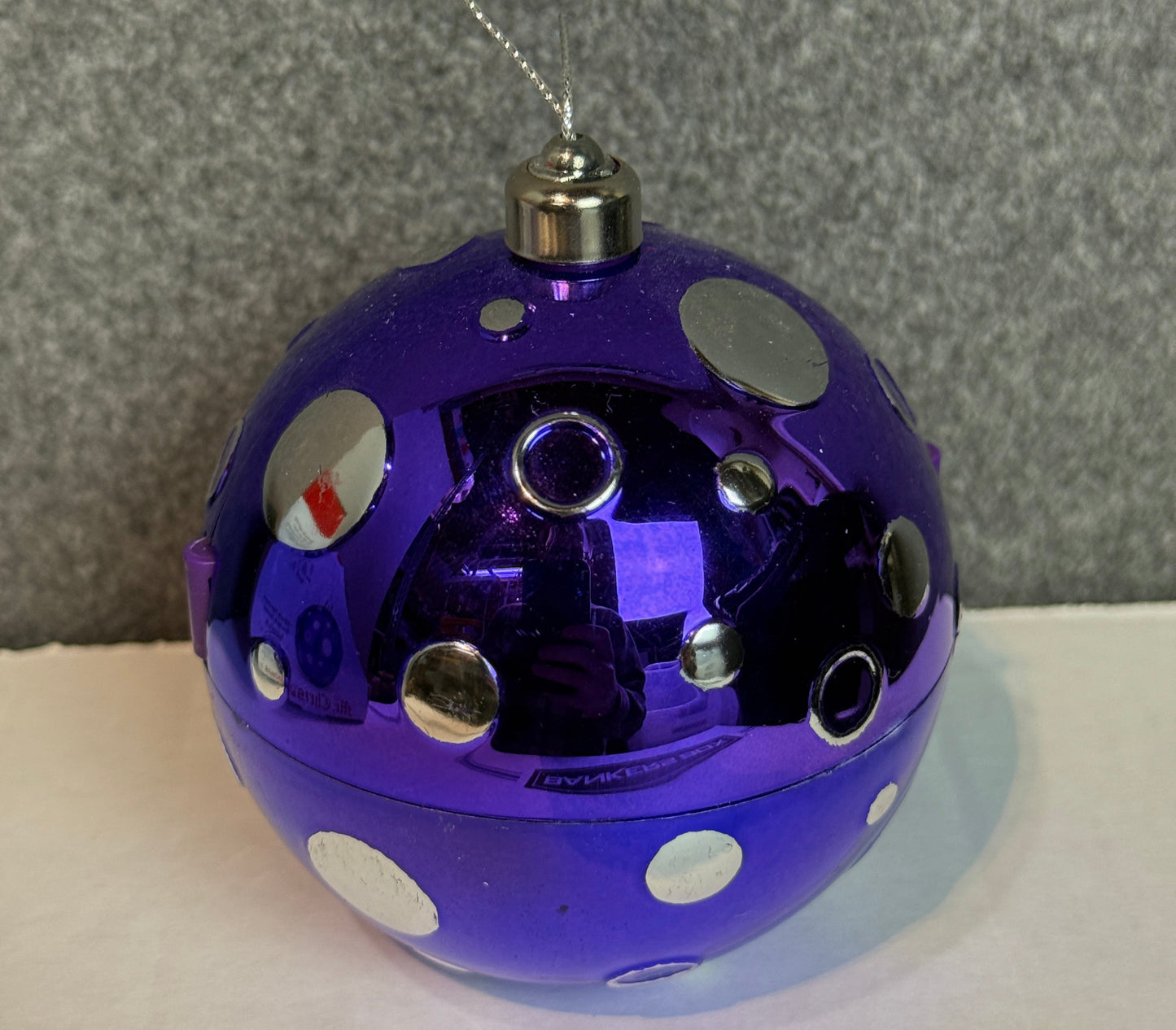 Blue Hidden Music Box Ornament - Used
