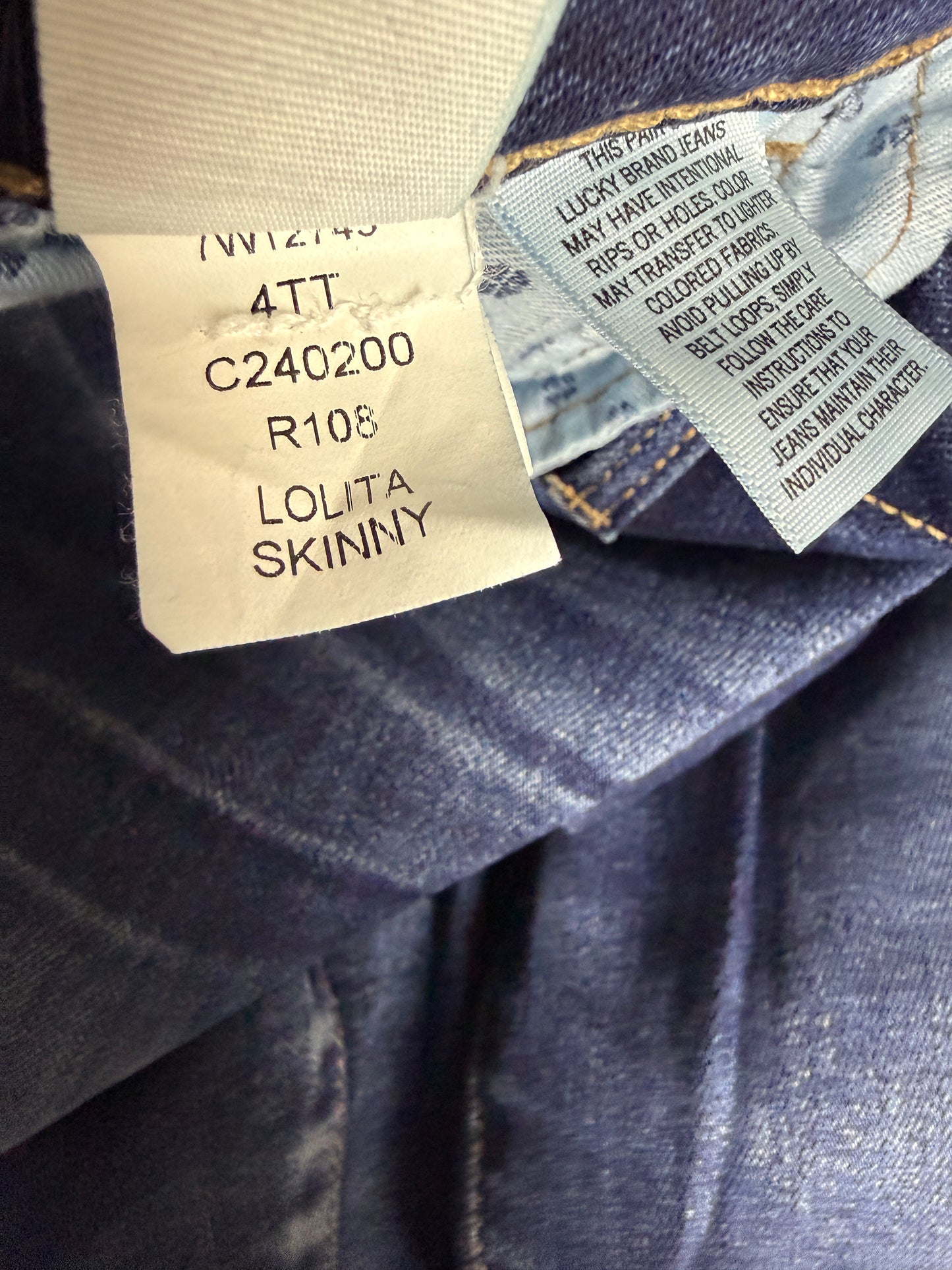 Lucky Brand Lolita Skinny Jeans Women's Size 6/28 - Used