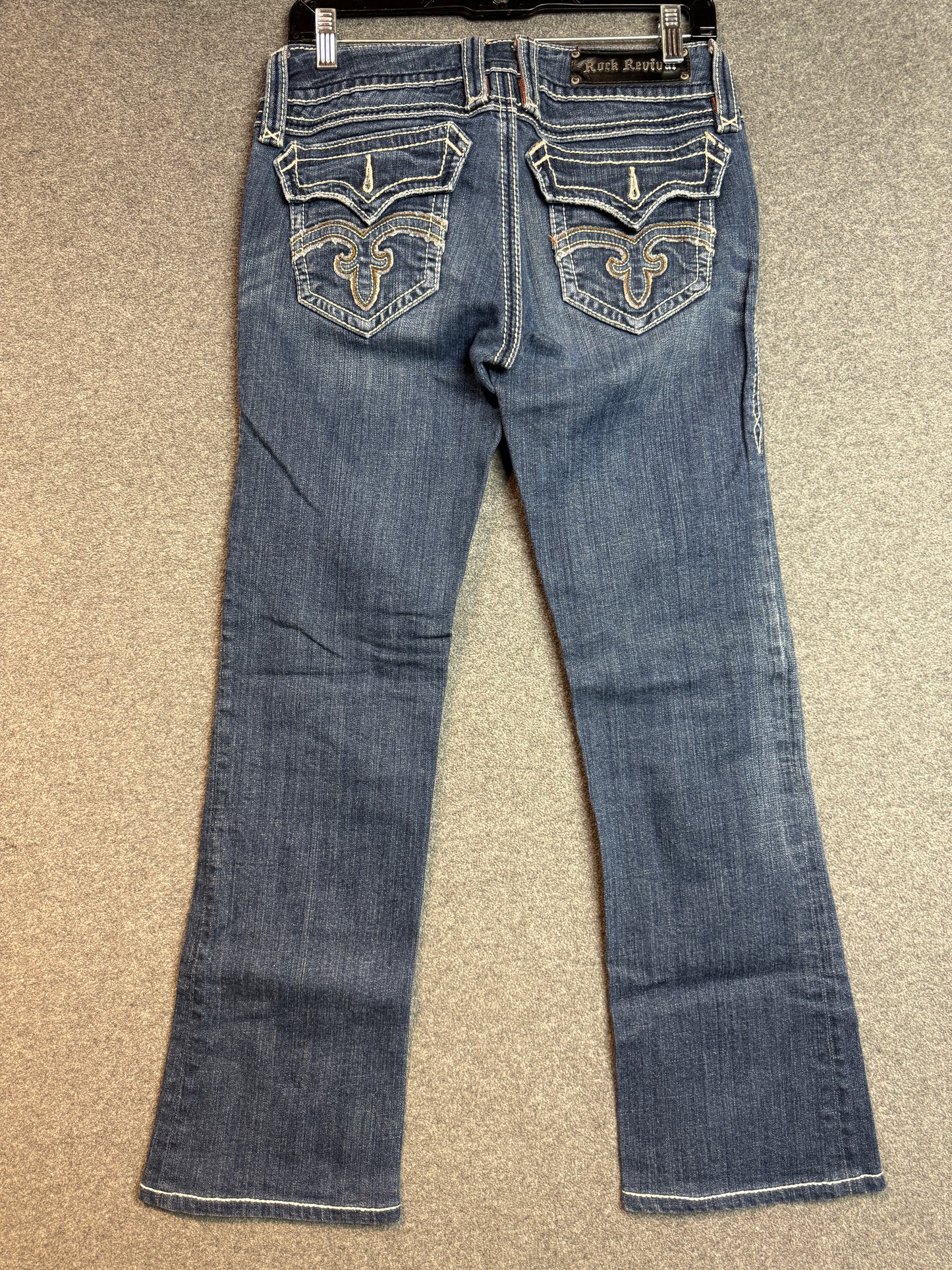 Rock Revival Debbie Women's Blue Jeans Boot Size 28 - Used