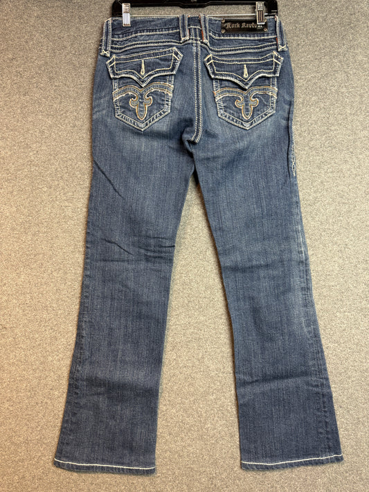 Rock Revival Debbie Women's Blue Jeans Boot Size 28 - Used