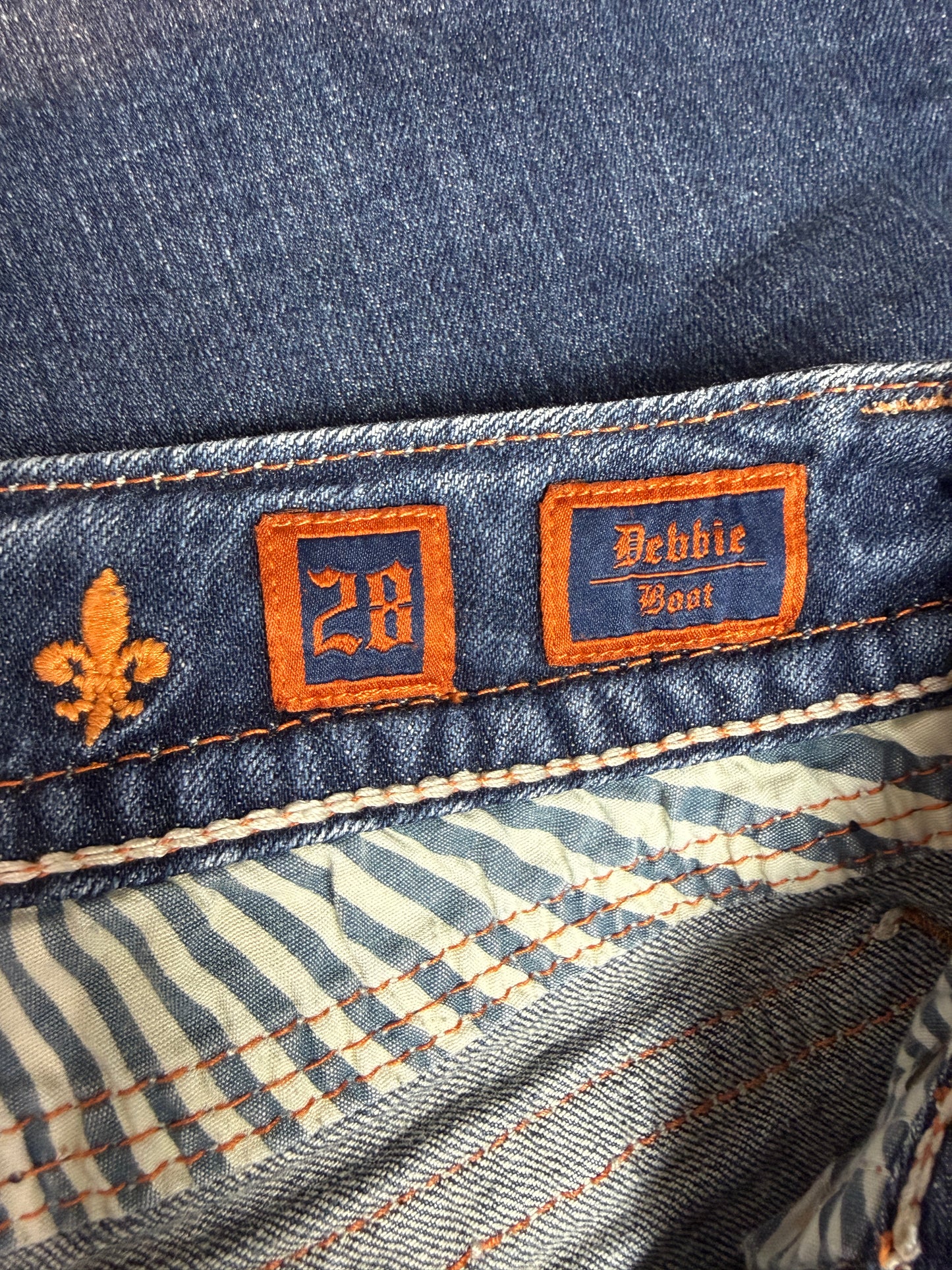 Rock Revival Debbie Women's Blue Jeans Boot Size 28 - Used
