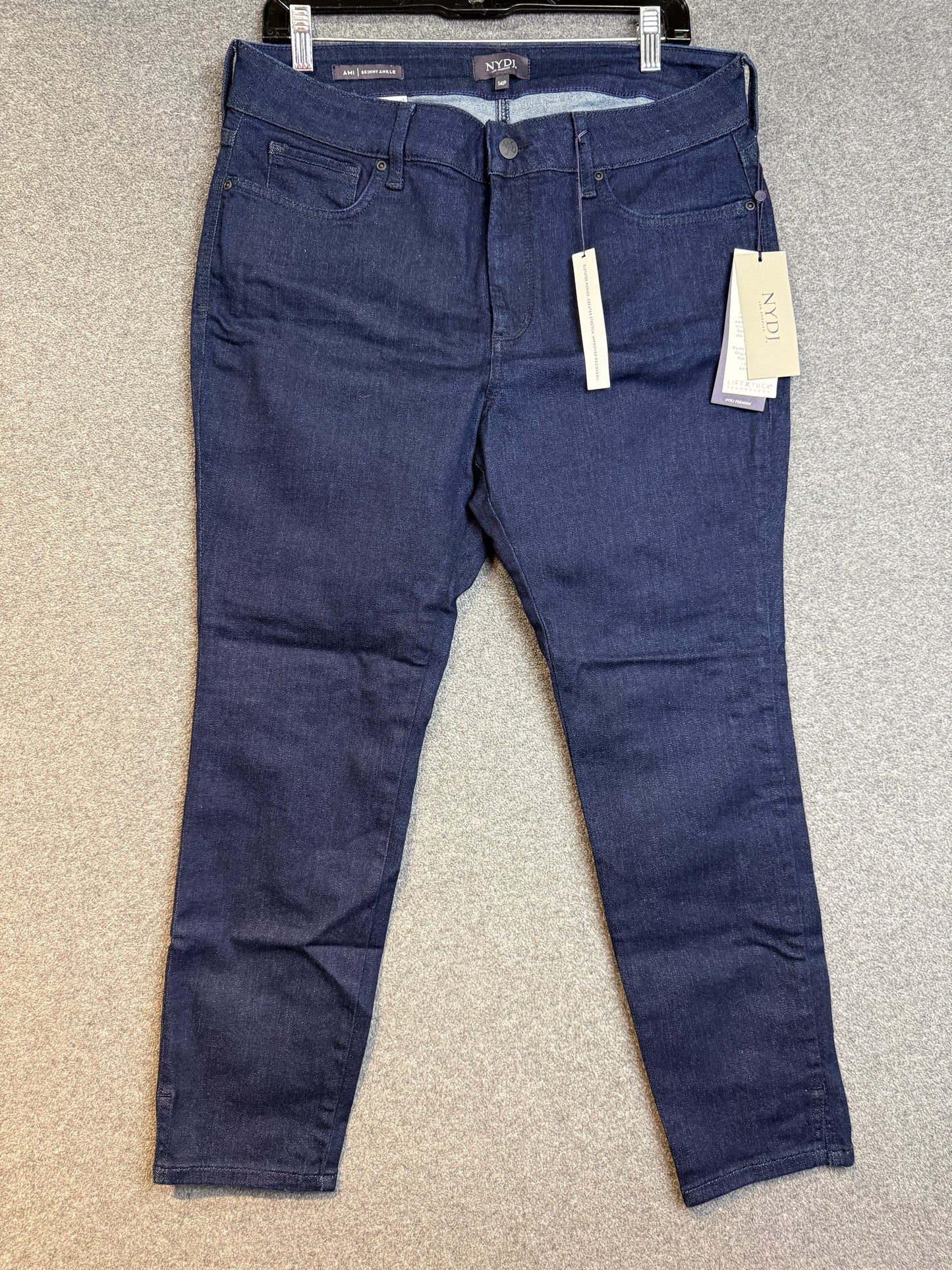 NYDJ Women's Ami Skinny Ankle Blue Jeans - Size 14 Petite - Used