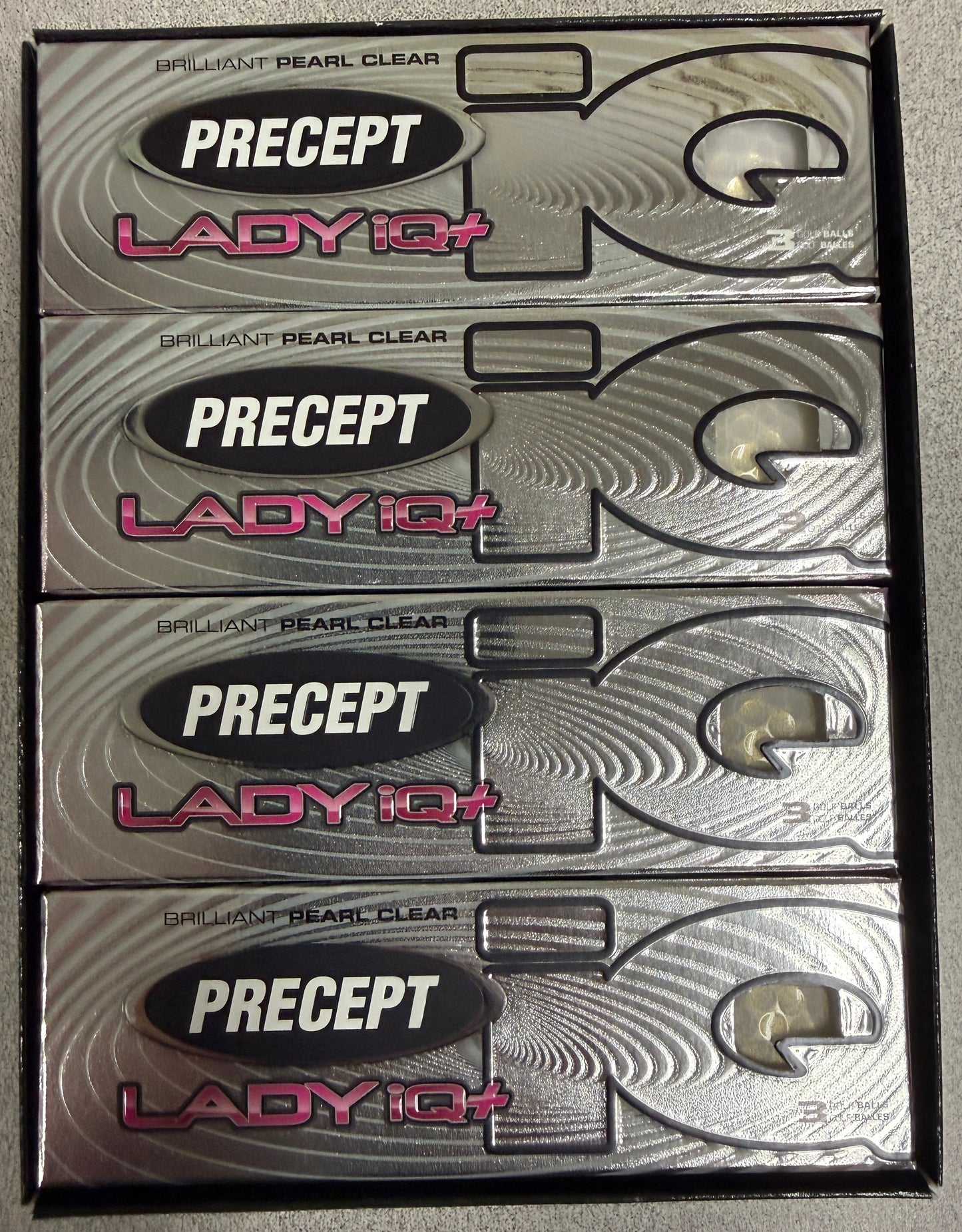 Precept Lady IQ+ Pearl Clear Golf Balls (Box of 12) - Used