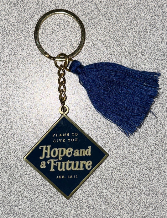 Graduation Gift Keychain - Jeremiah 29:11 - Plans to Give you a Hope & Future