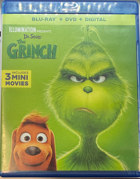 Illumination Presents: Dr. Seuss' The Grinch [Blu-ray + DVD] - Used