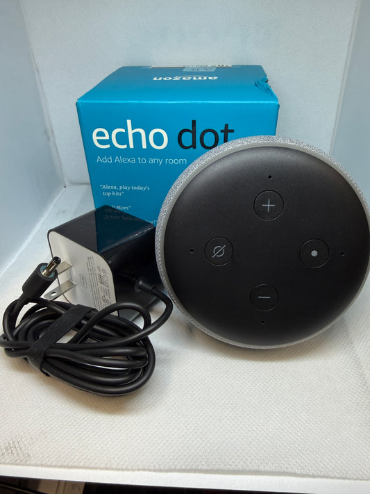 Amazon Echo Dot - 3rd Generation - Smart Speaker - Charcoal - Used