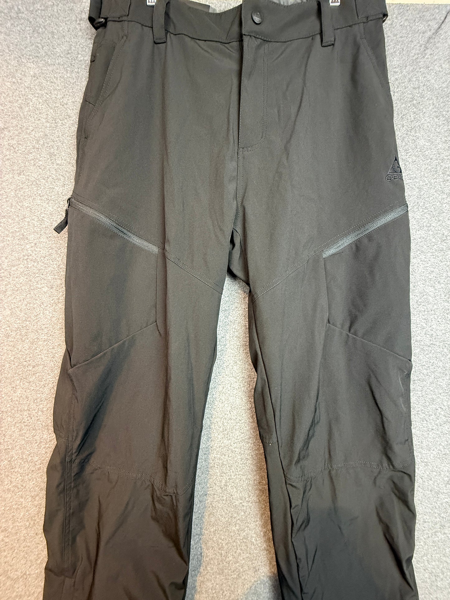 Gerry Snow Pants Men's Large Black Water Resistant Stretch Fleece Lined - Used with Tags
