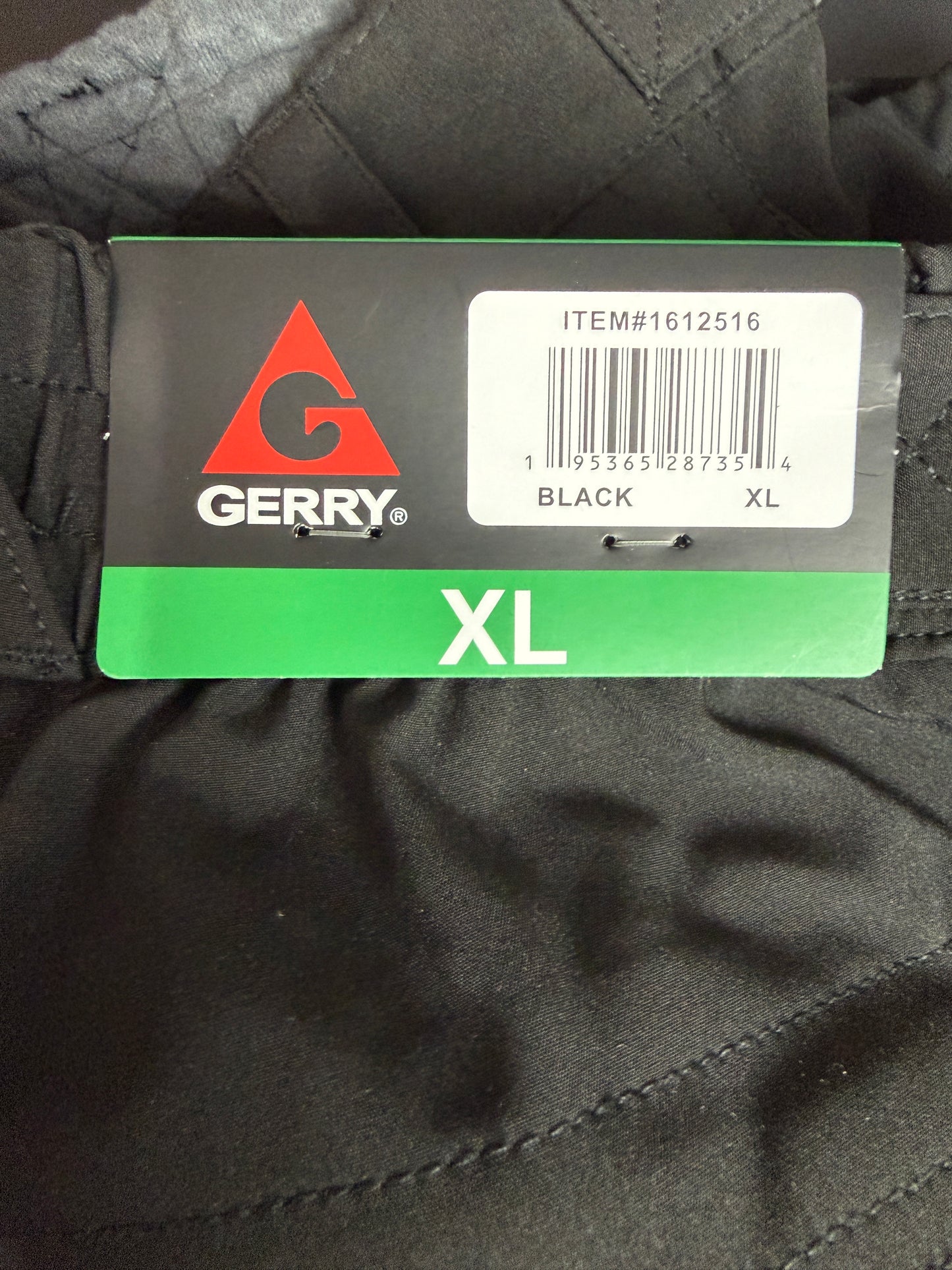 Gerry Snow Pants Men's Large Black Water Resistant Stretch Fleece Lined - Used with Tags