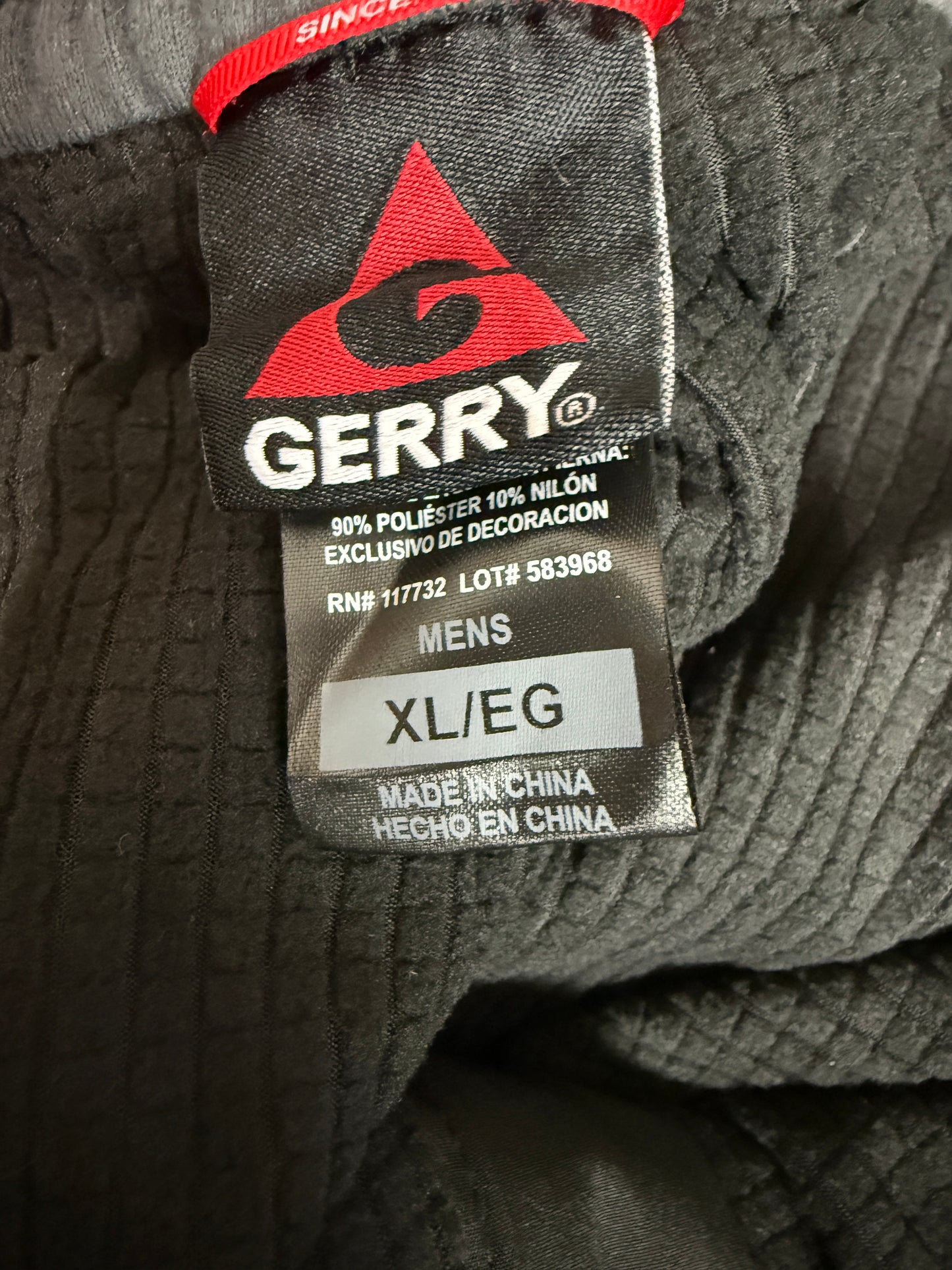 Gerry Snow Pants Men's Large Black Water Resistant Stretch Fleece Lined - Used with Tags