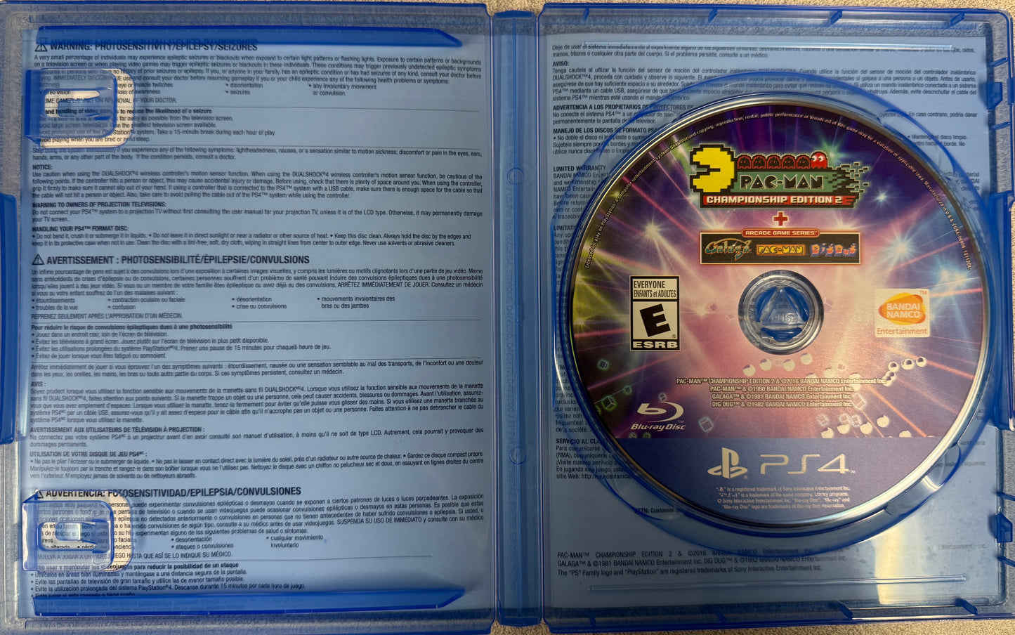 Pac-Man Championship Edition 2 and Arcade Game Series - Play Station 4 - Used