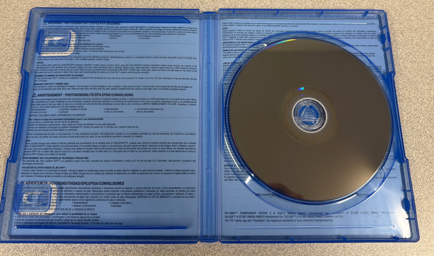 Pac-Man Championship Edition 2 and Arcade Game Series - Play Station 4 - Used