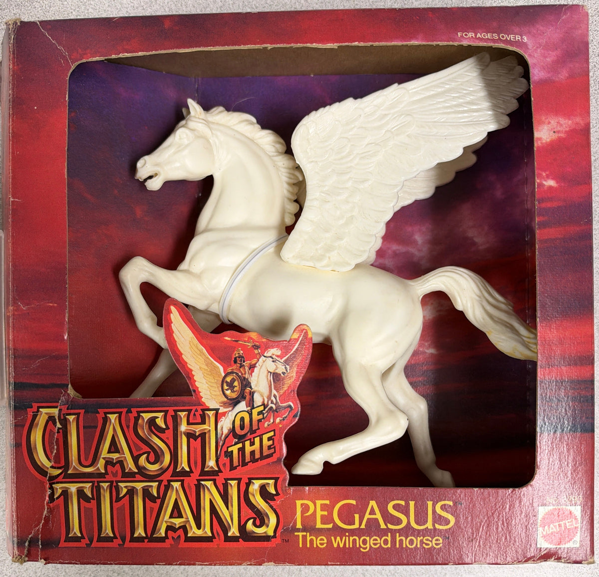 Rare 1980 Mattel CLASH OF THE TITANS PEGASUS Winged Horse Open Box