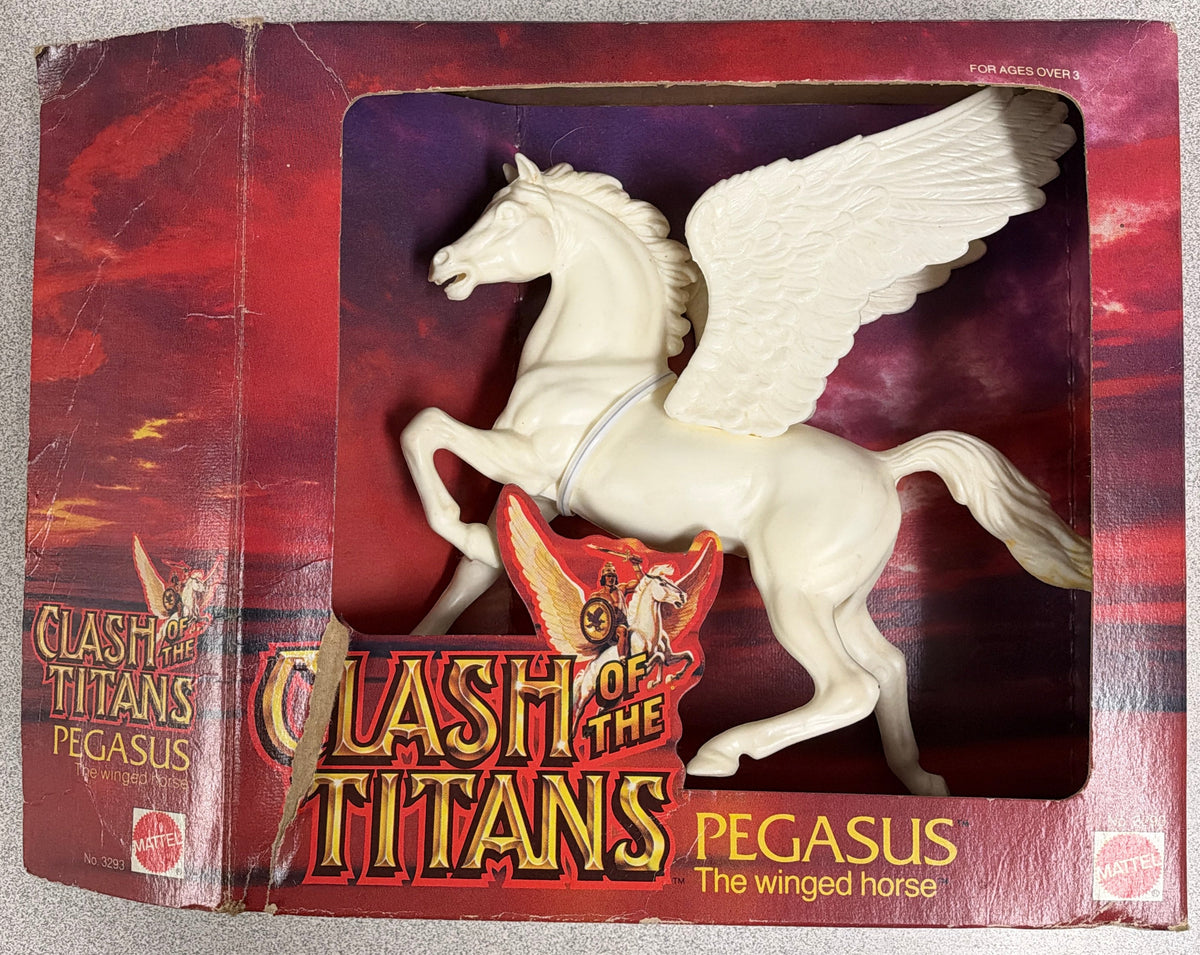 Rare 1980 Mattel CLASH OF THE TITANS PEGASUS Winged Horse Open Box
