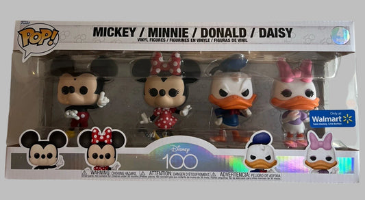 Funko Pop! Disney's Mickey Minnie Donald Daisy (Set of 4)
