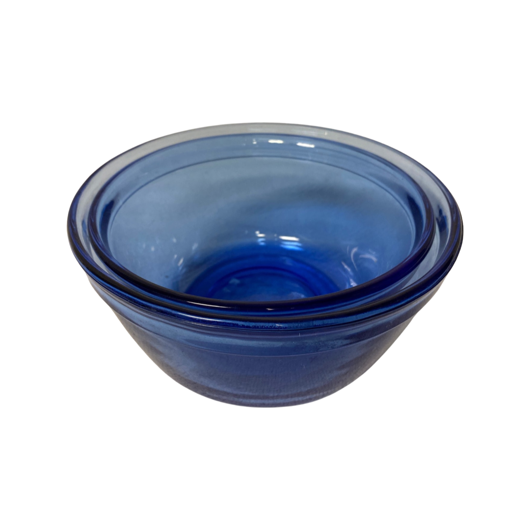 Blue Glass Bowl Set