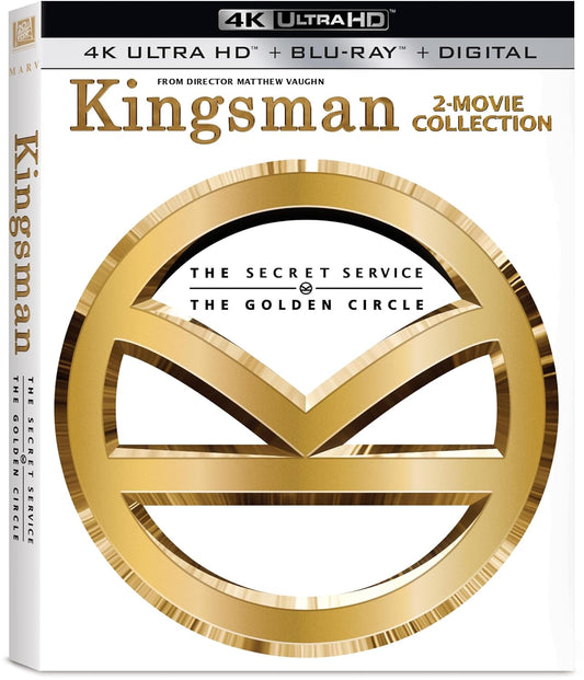 Kingsman - The Secret Service and The Golden Circle 2-Movie Collection 4k Ultra HD+Blu-Ray - Previously Owned New Condition