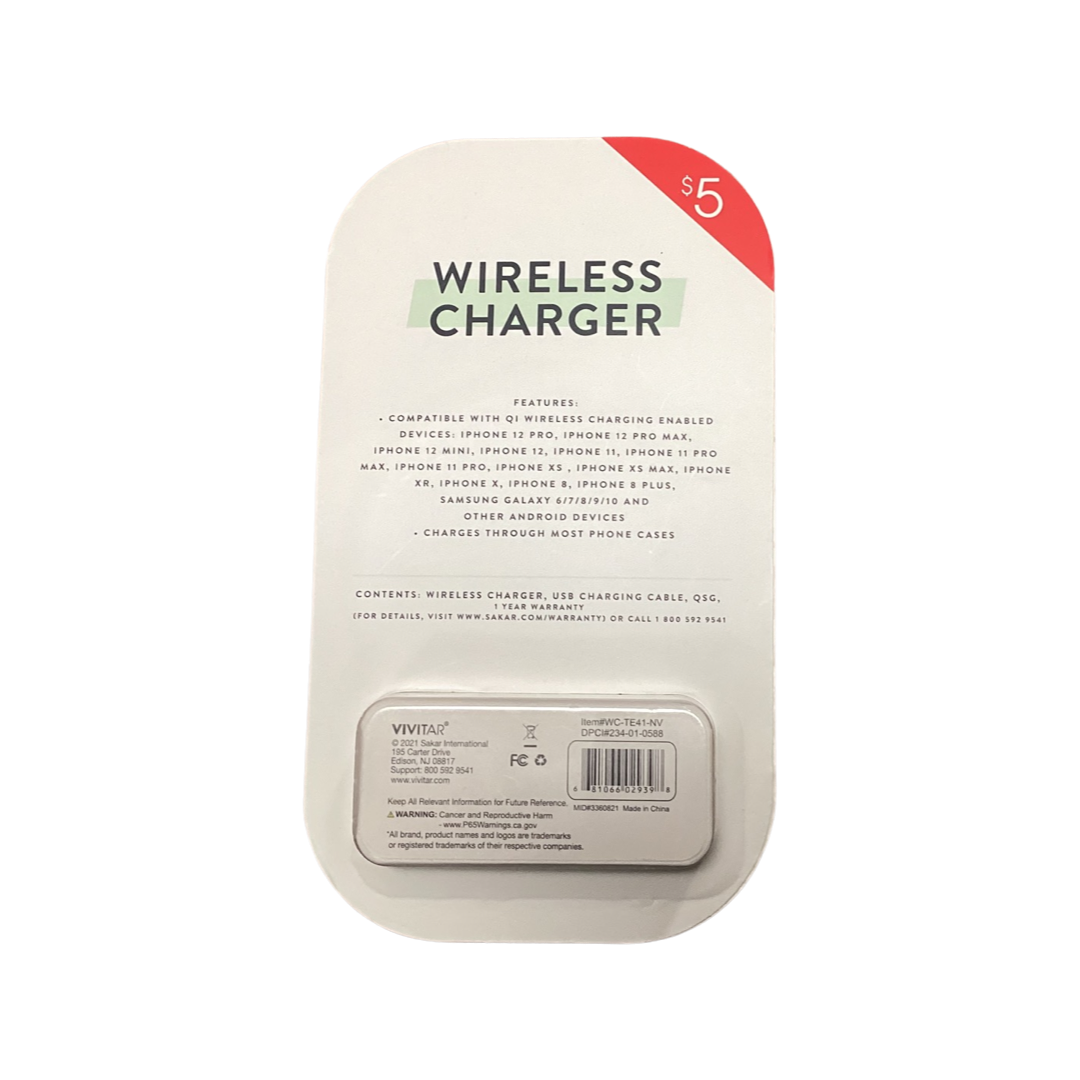 Vivitar Wireless Charger Puck