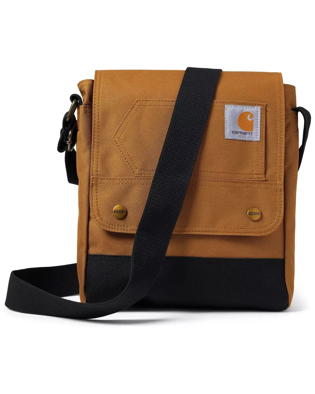 Carhartt Brown Crossbody Snap Bag