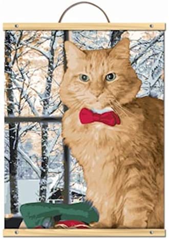 Ginger Cat with Red Bowtie, Paint-by-Number Kit by Artist's Loft