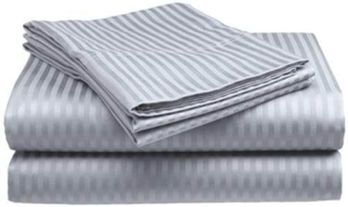 Deluxe Hotel Bedding, Premier Sateen King Sheet Set, Grey
