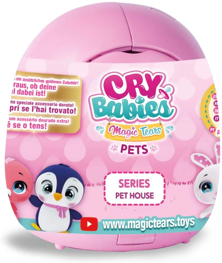Cry Babies Magic Tears 91085 Pet House, Multi-Colour - Pink