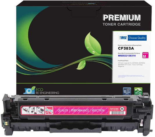 MSE Brand Remanufactured Toner Cartridge Replacement for HP CF383A (HP 312A) | Magenta