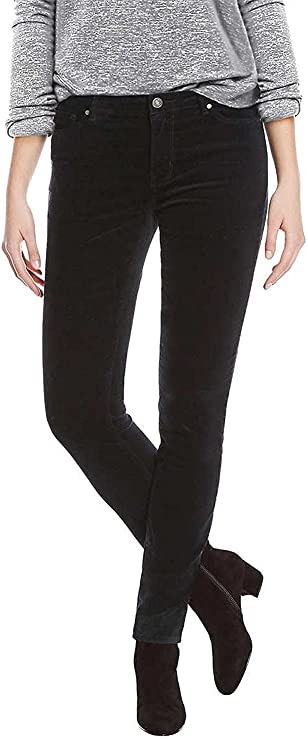 Buffalo David Bitton Women's Faux Velvet Skinny Pant with Stretch