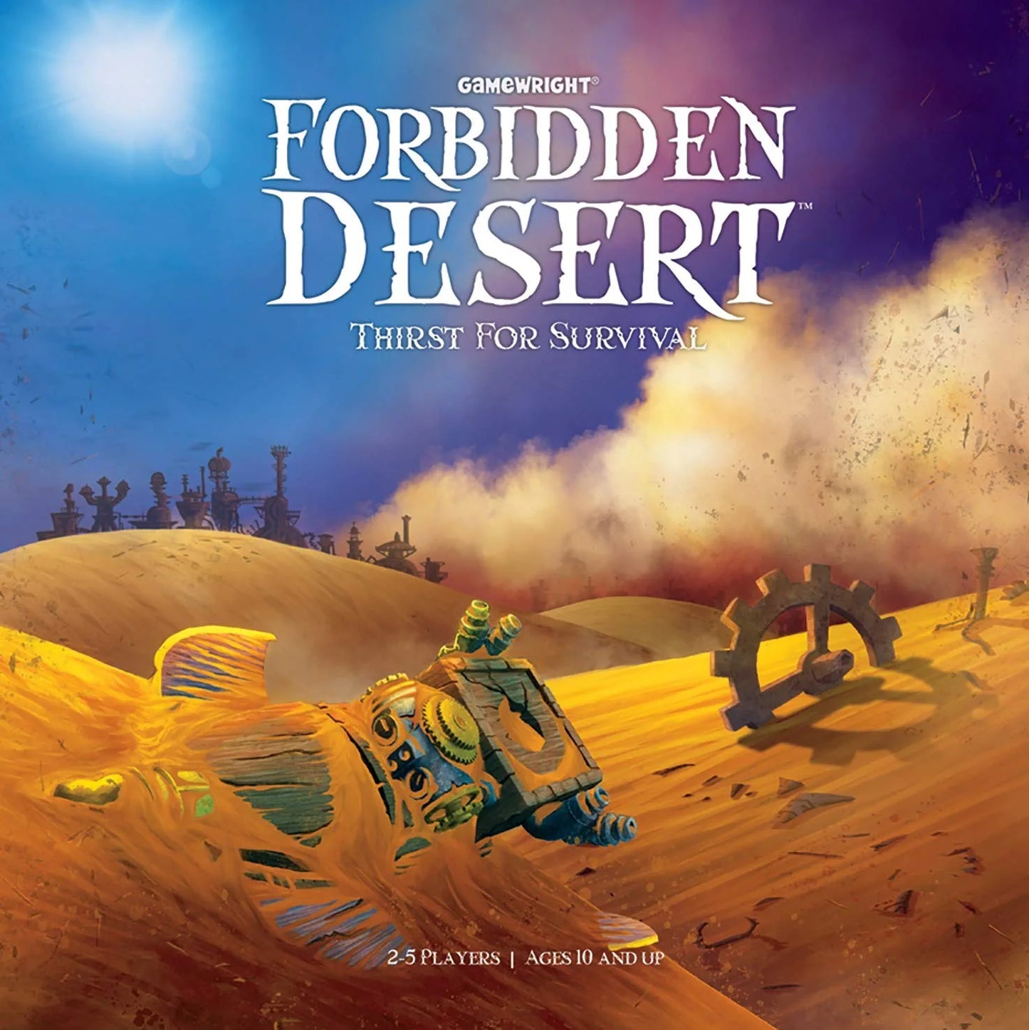 Gamewright Forbidden Desert – The Cooperative Strategy Survival Desert Board Game Multi-colored, 5"