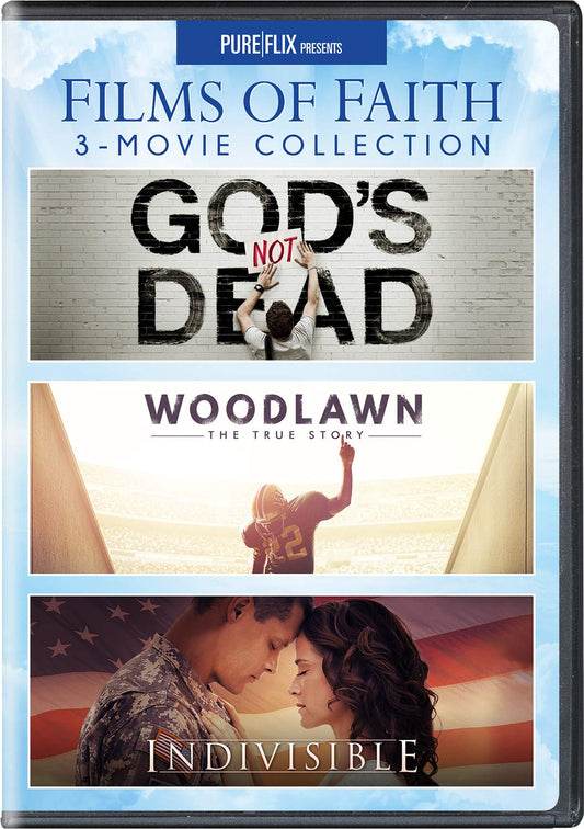Films of Faith 3-Movie Collection (God's Not Dead / Woodlawn / Indivisible) [DVD]