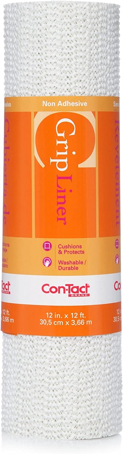 Con-Tact Brand Grip, 05F-C6F59-06, Non-Adhesive Non-Slip Shelf Liner and Drawer Liner, Taupe