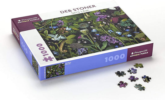 Deb Stoner: Siri's Lilac 1000-Piece Jigsaw Puzzle (Pomegranate) 27" x 20"