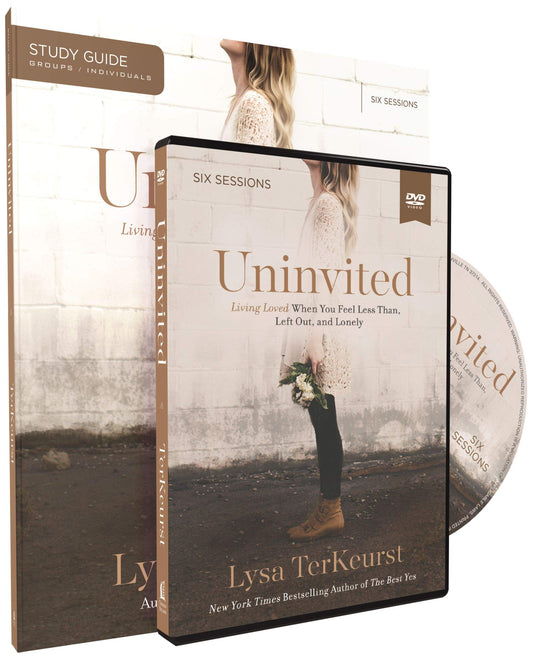 Uninvited Study Guide with DVD: Living Loved When You Feel Less Than, Left Out, and Lonely Paperback – August 23, 2016