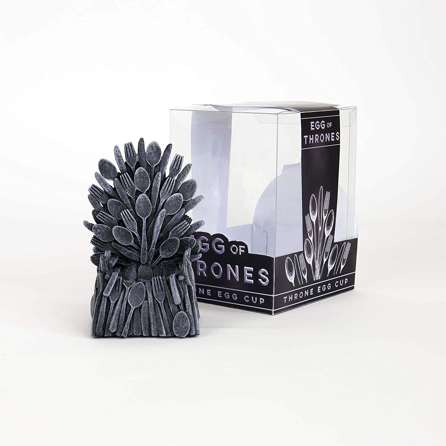 Gift Republic Throne Egg Cup, Medium, GREY