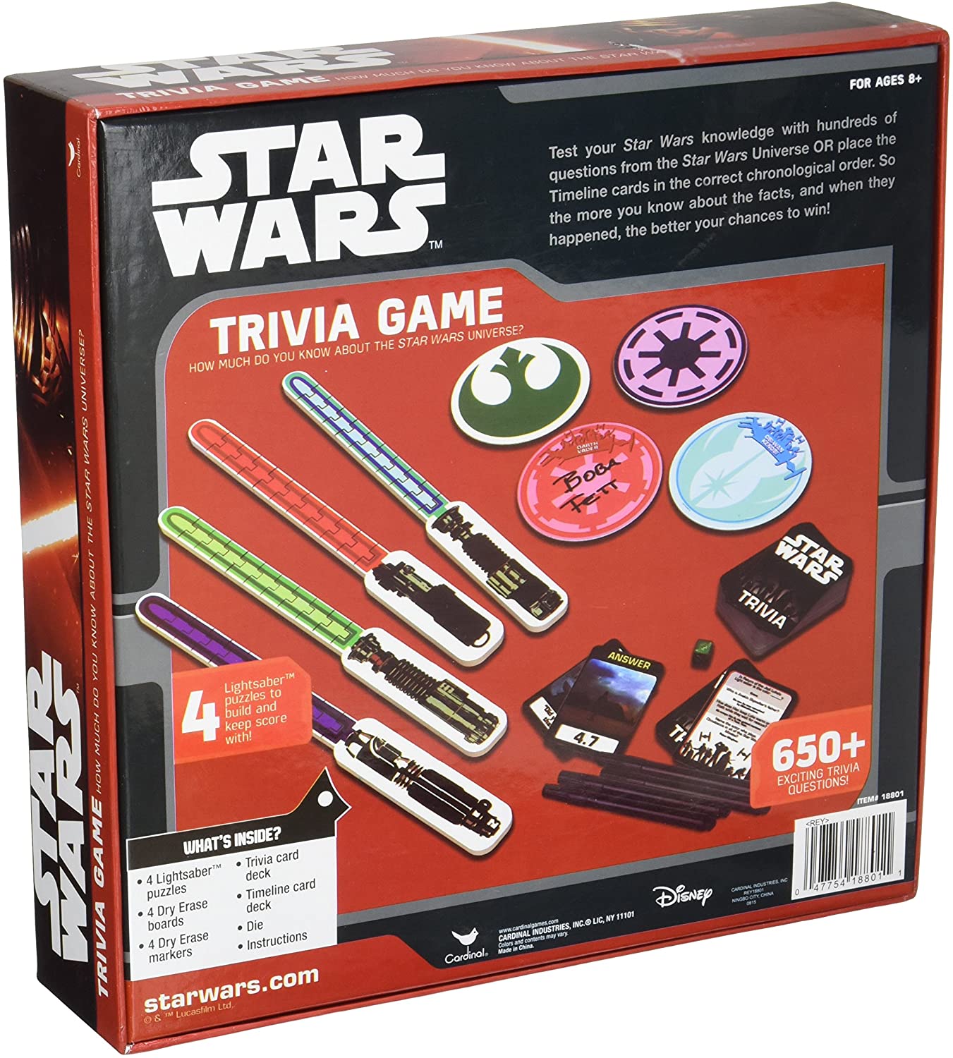 Classic Trivia Game in Box - Star Wars