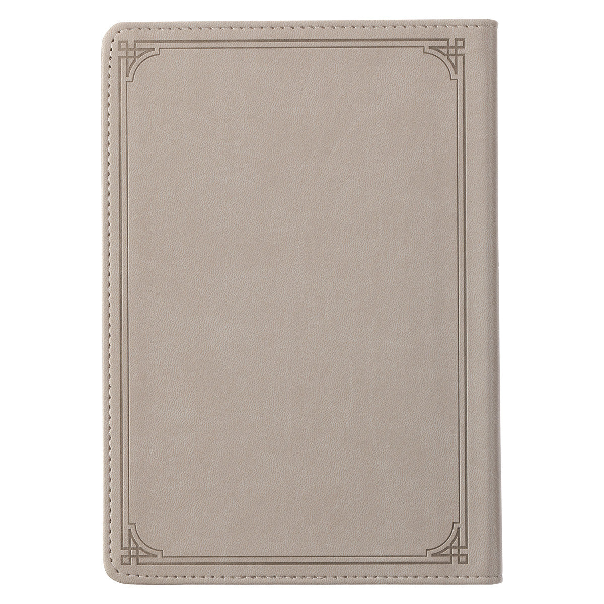 Specialty Item - Never Give Up Gray Faux Leather Classic Journal