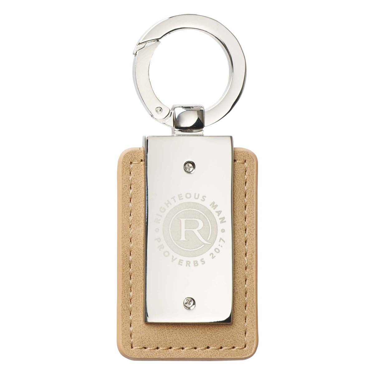 Specialty Item - Righteous Man Key Ring in Tin - Proverbs 20:7