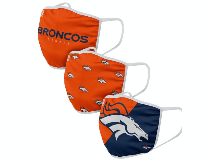 FOCO NFL Unisex-Adult Nfl Face Cover - Adult - 3 Pack