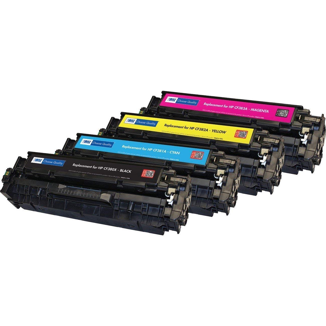 MSE 022138214 REMANUFACTURED TONER CARTRIDGE FOR HP 312A YELLOW