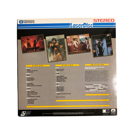 Michael Nesmith In Elephant Parts Laserdisc